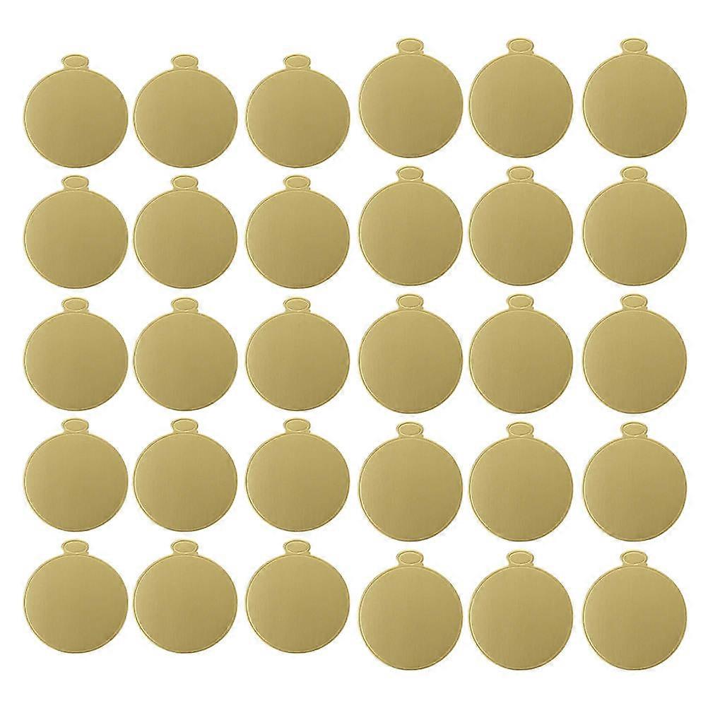 Golden Cake Boards for Dessert Serving Use 200Pcs Cake Storage Circles