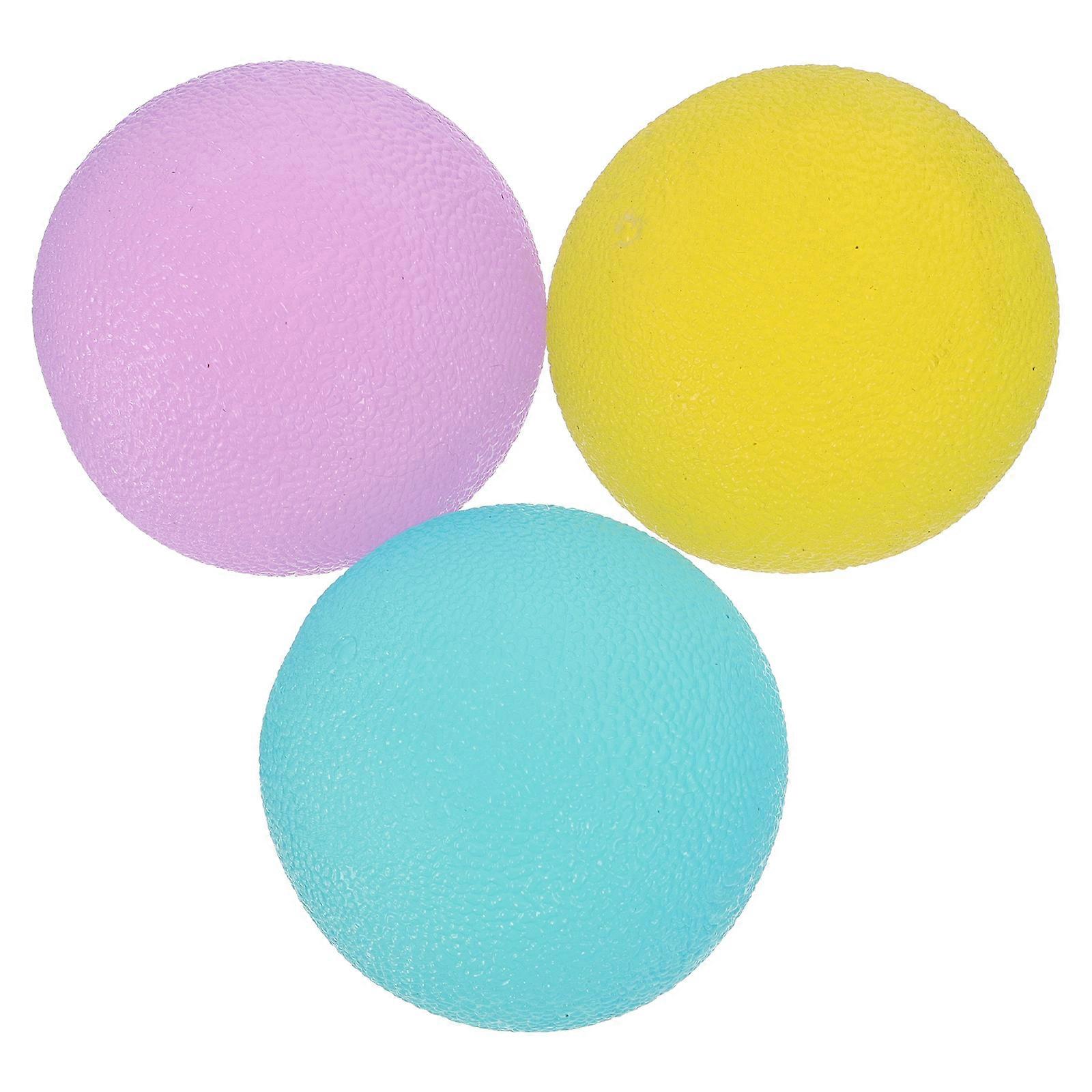 Grip Exerciser Tpe Material Stress Relief Office Use 3Pcs