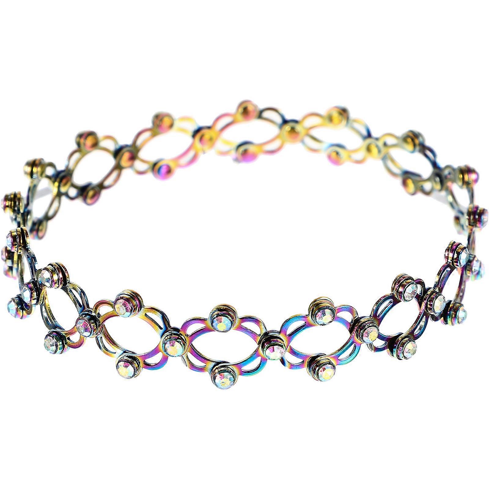 Stretchable Ring Retractable Bracelet for Decoration 2Pcs Multi Color Accessory