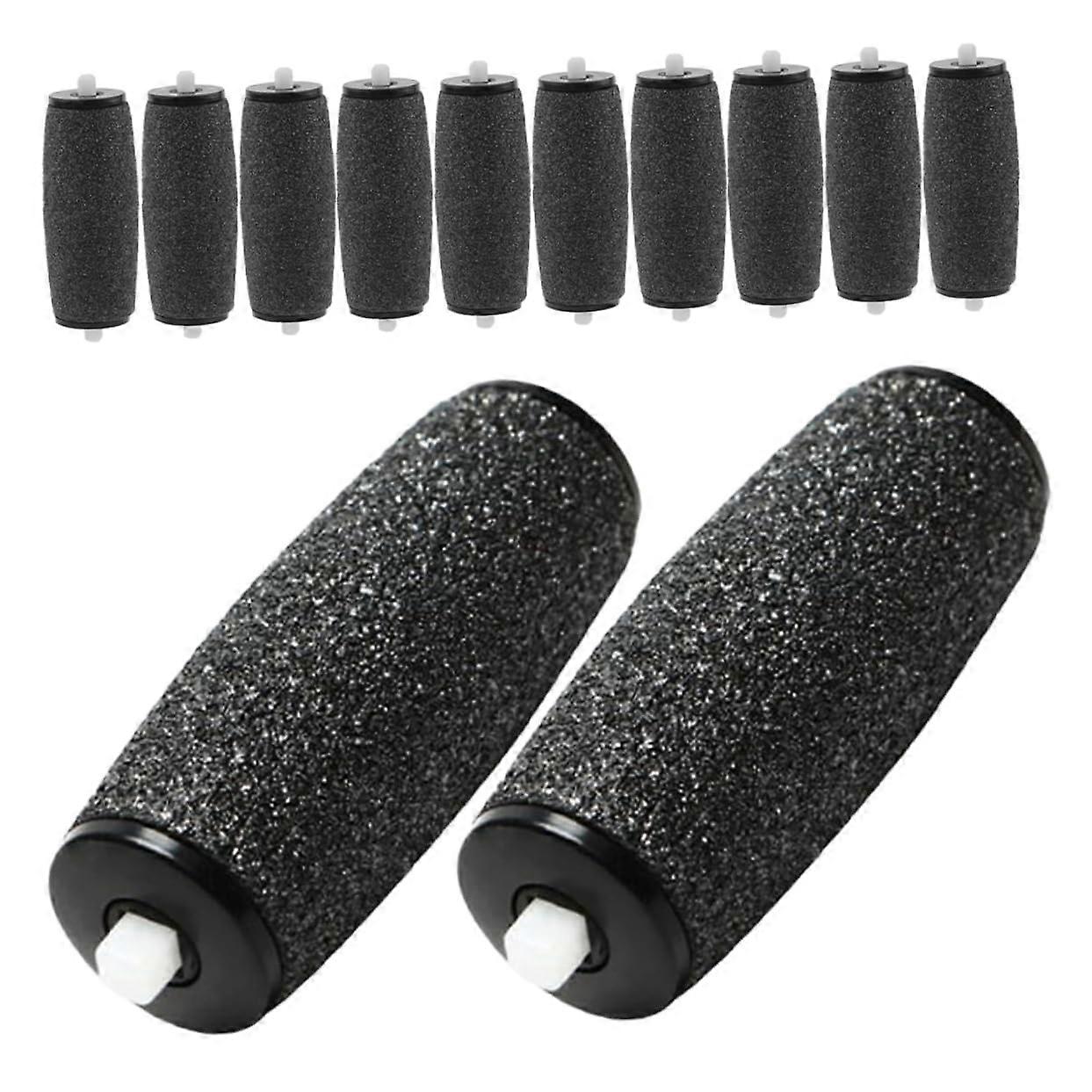 12pcs Coarse Replacement Rollers for Electric Foot File Callus Remover for Smooth Pedicure