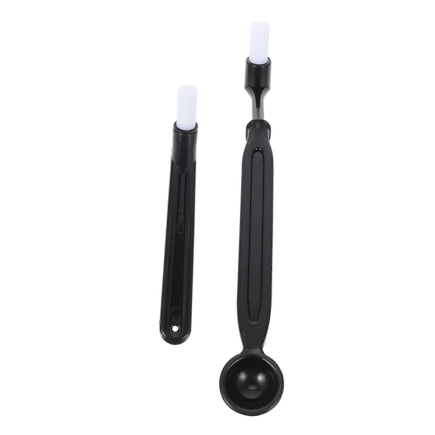 2pcs Espresso Machine Cleaning Brush for Group Head and Coffee Maker Deep Corner Cleaning Tool