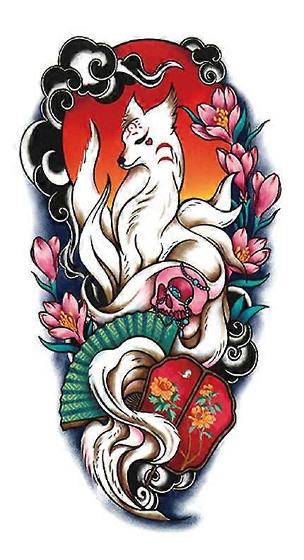 6 Sheets Waterproof Temporary Tattoo Stickers Full Arm Coverage Semi Permanent Designs for All Ages