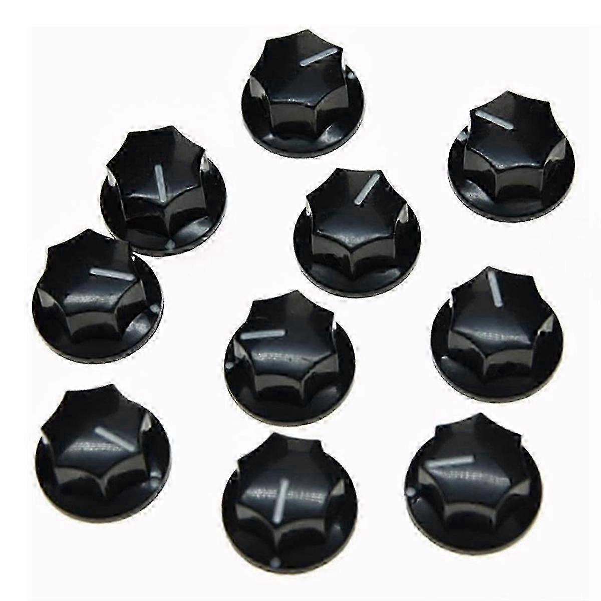 10Pcs Guitar Knobs Amplifier Amp Knob Bass Tone Volume Knobs for Guitarra Brass Edition 0704