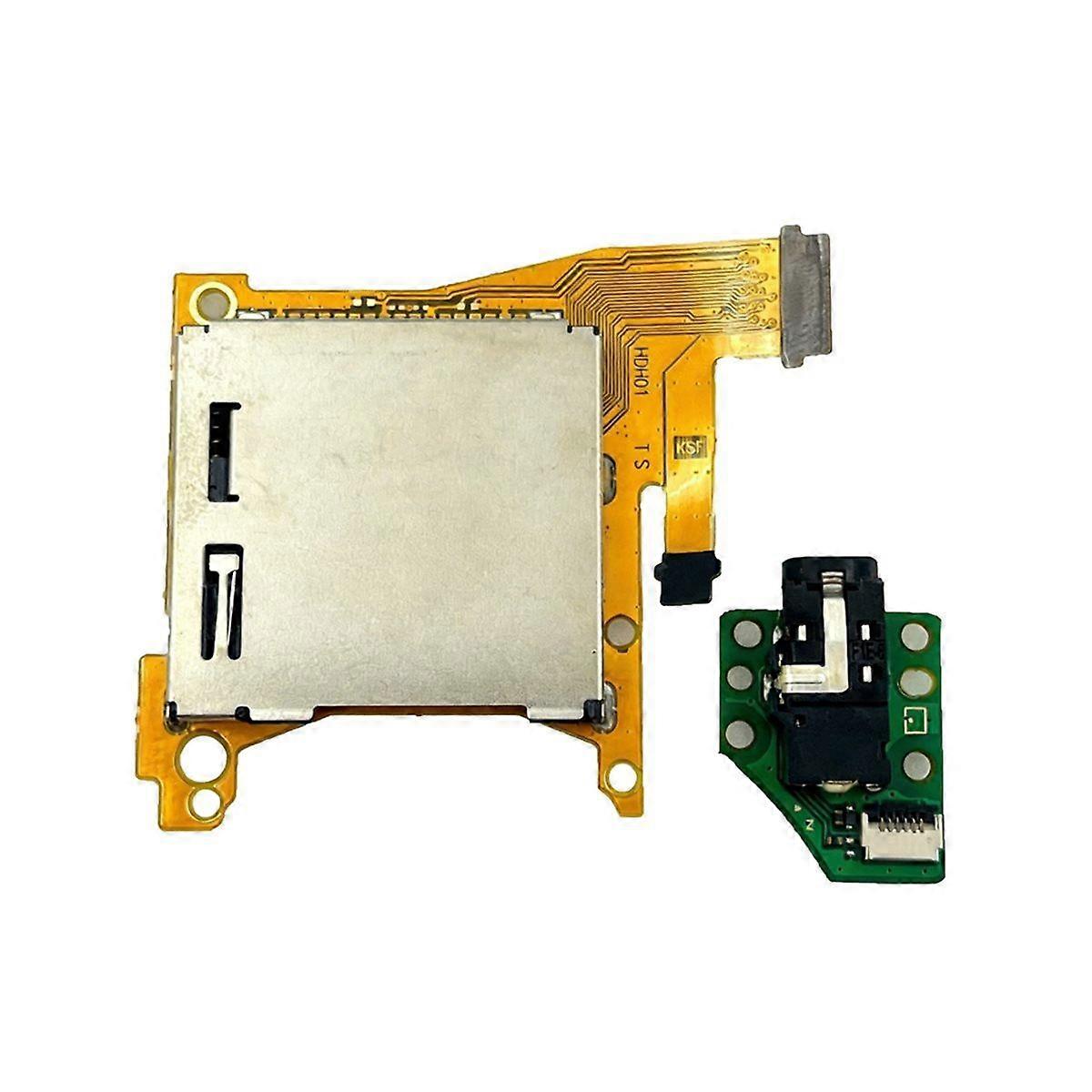 For Lite Game Card Slot Reader Headphone Jack Replace