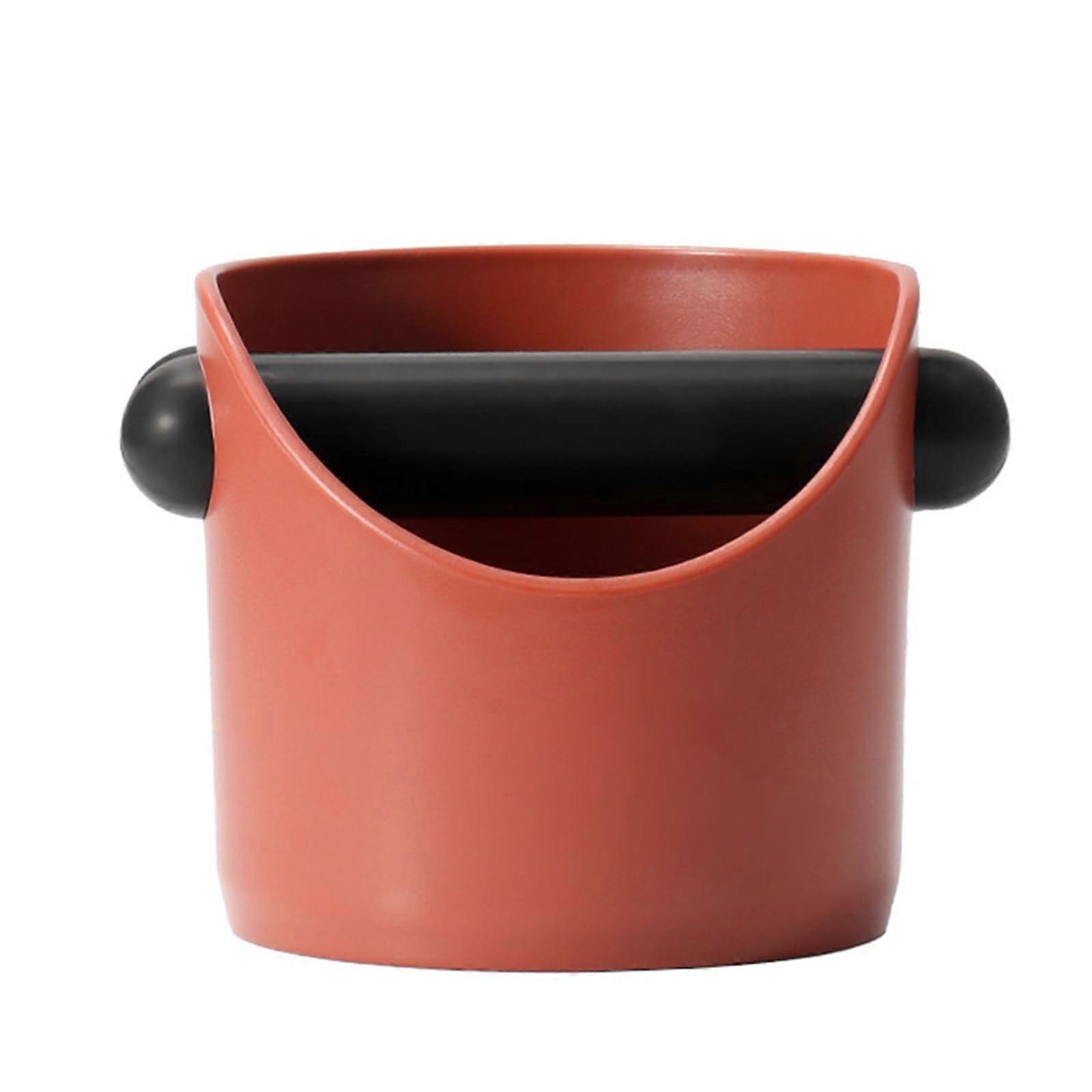 Small Trash Can with Easy Clean Design, Compact Mini Waste Bin for Kitchen, Bathroom, Home, Red