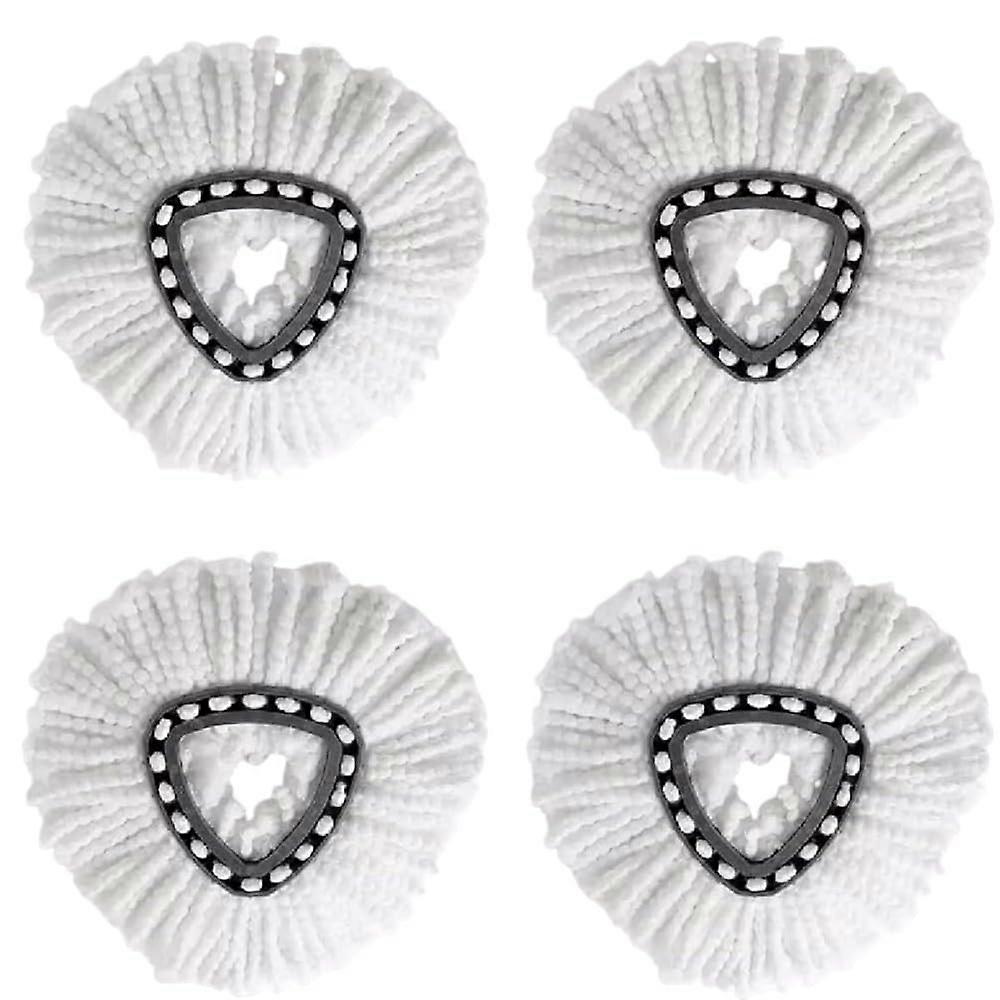 4 Pack Replacement Head for OCedar Spin Mop, Durable Microfiber Mop Head Refill, Machine Washable