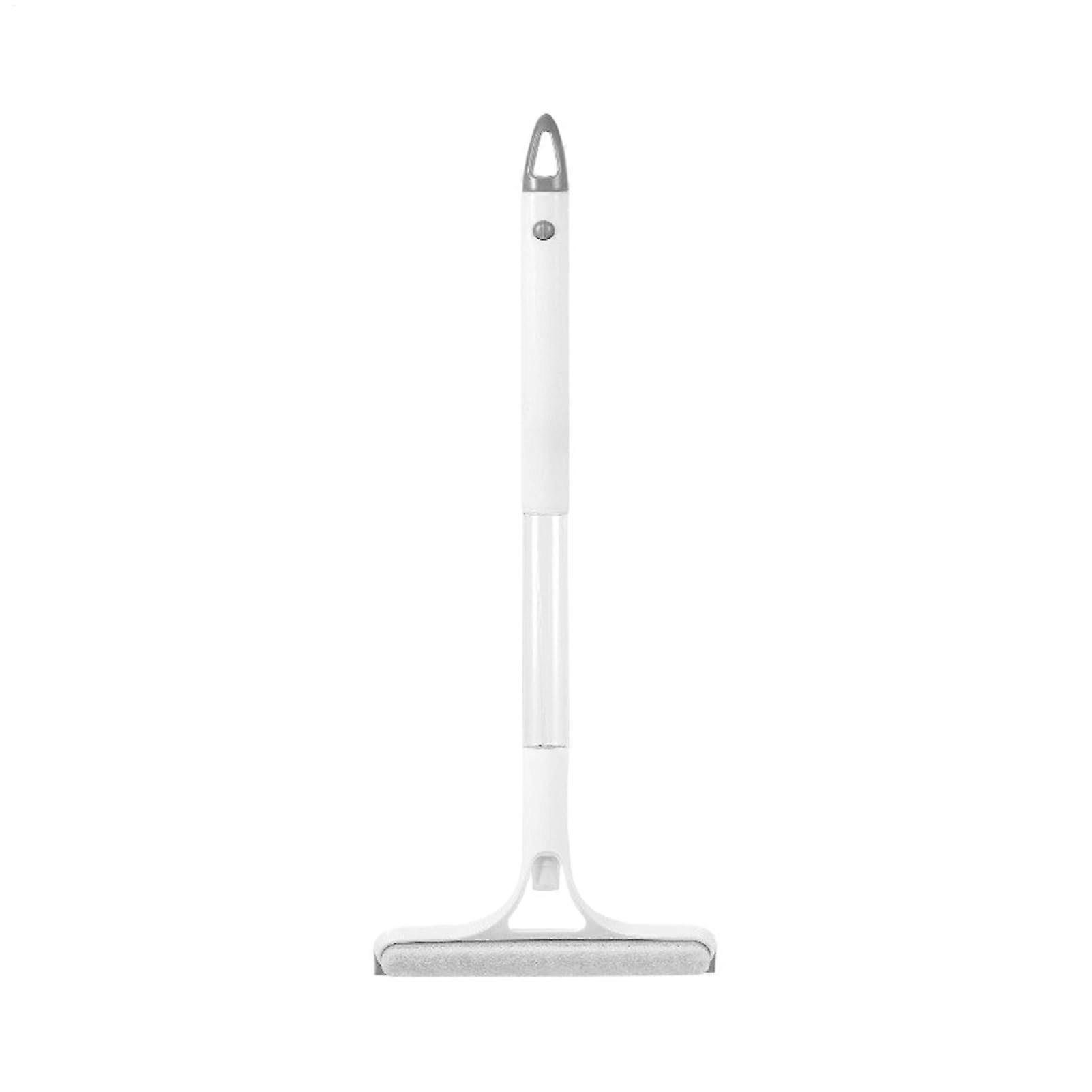 2 in 1 Window Cleaning Tool with Spray Function, Ergonomic Grip for MultiSurface Use, White