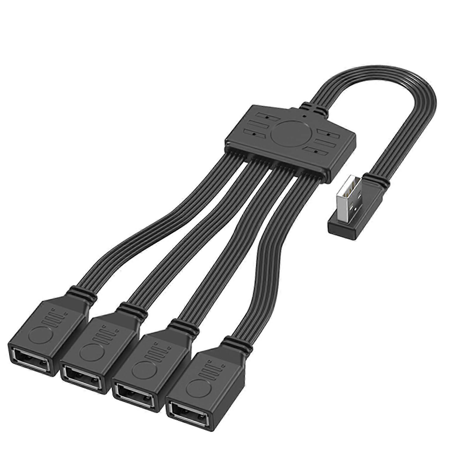 4 Port USB 2.0 Splitter Hub Cable for Fast Charging and MultiDevice Sync