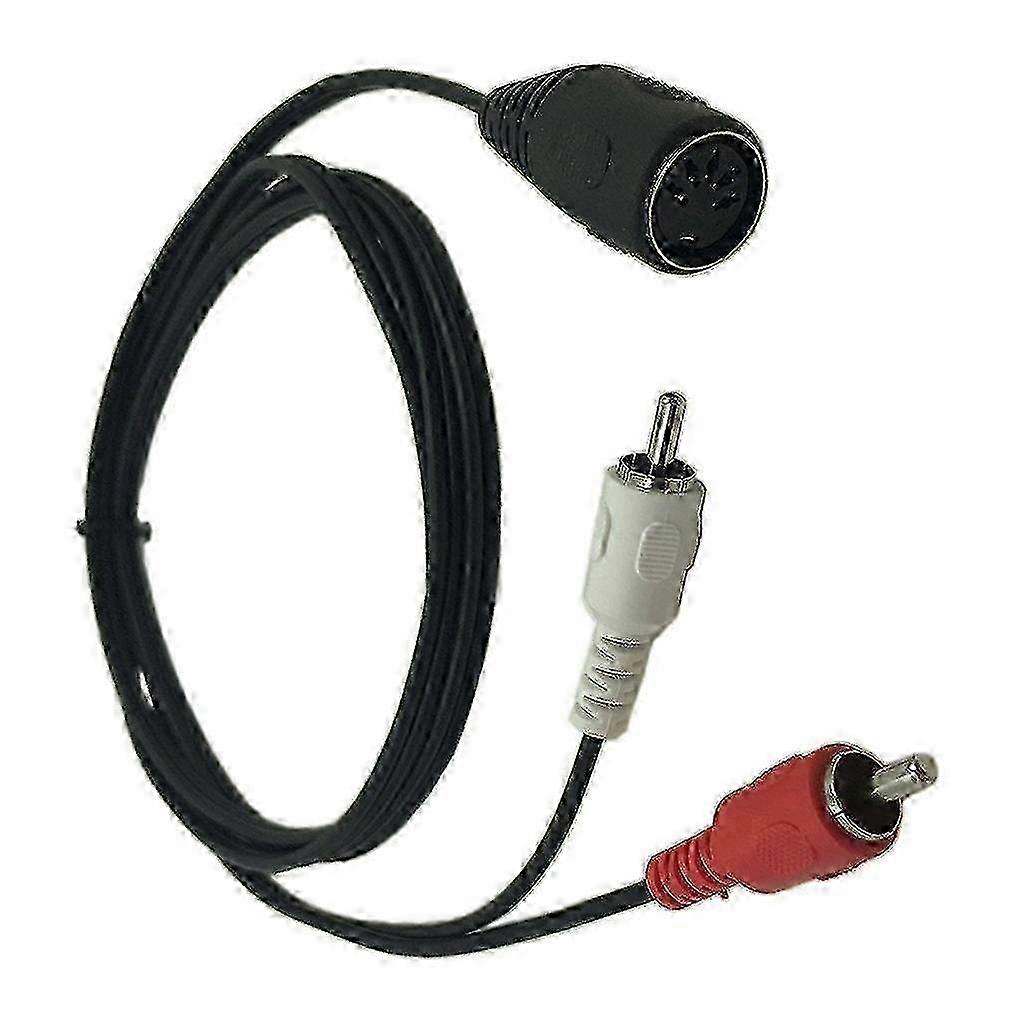5-pin Din Cable To 2 Plugstereo Cable 1.5m For System