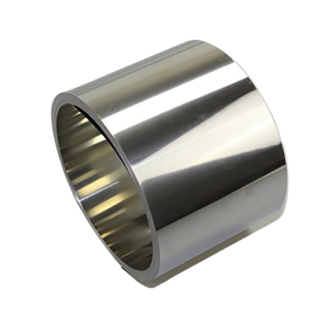 1 Meter 304 Stainless Steel Foil Roll, Durable Thin Strip Plate 0.1mm, Custom Width Options