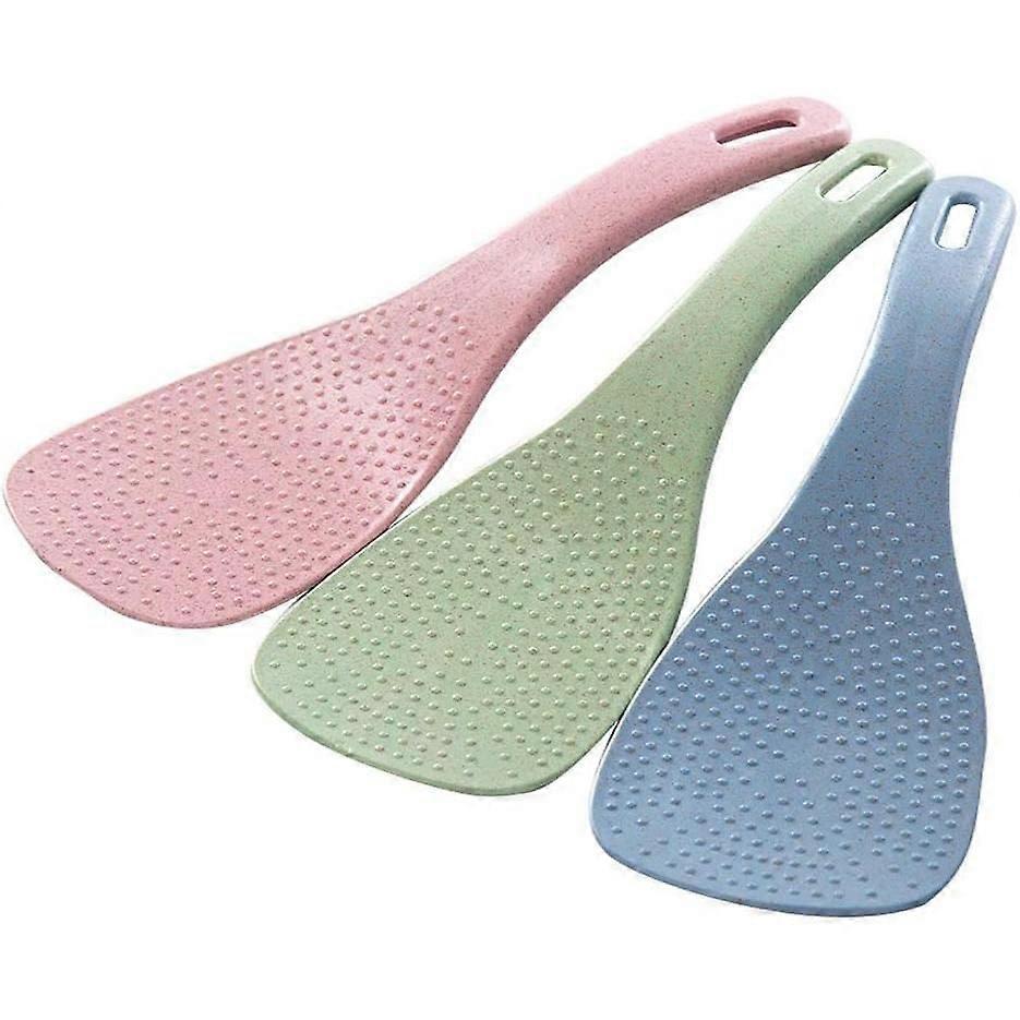 Rice Spatula Set (3 Pack) - Eco-Friendly Wheat Straw