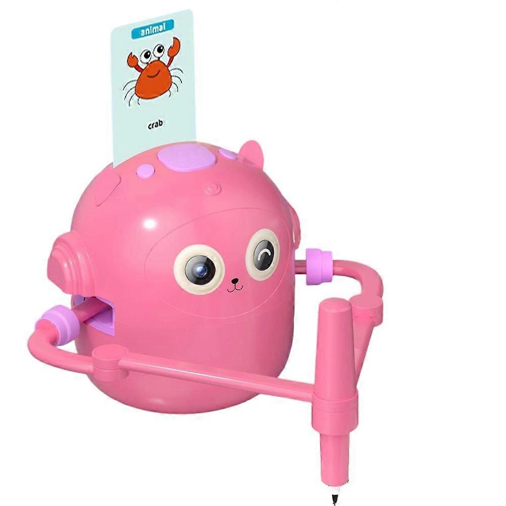 Children'S Drawing Robot, Interactive Education, Self-Drawing Robot, Artist, Drawing Learning, Pink