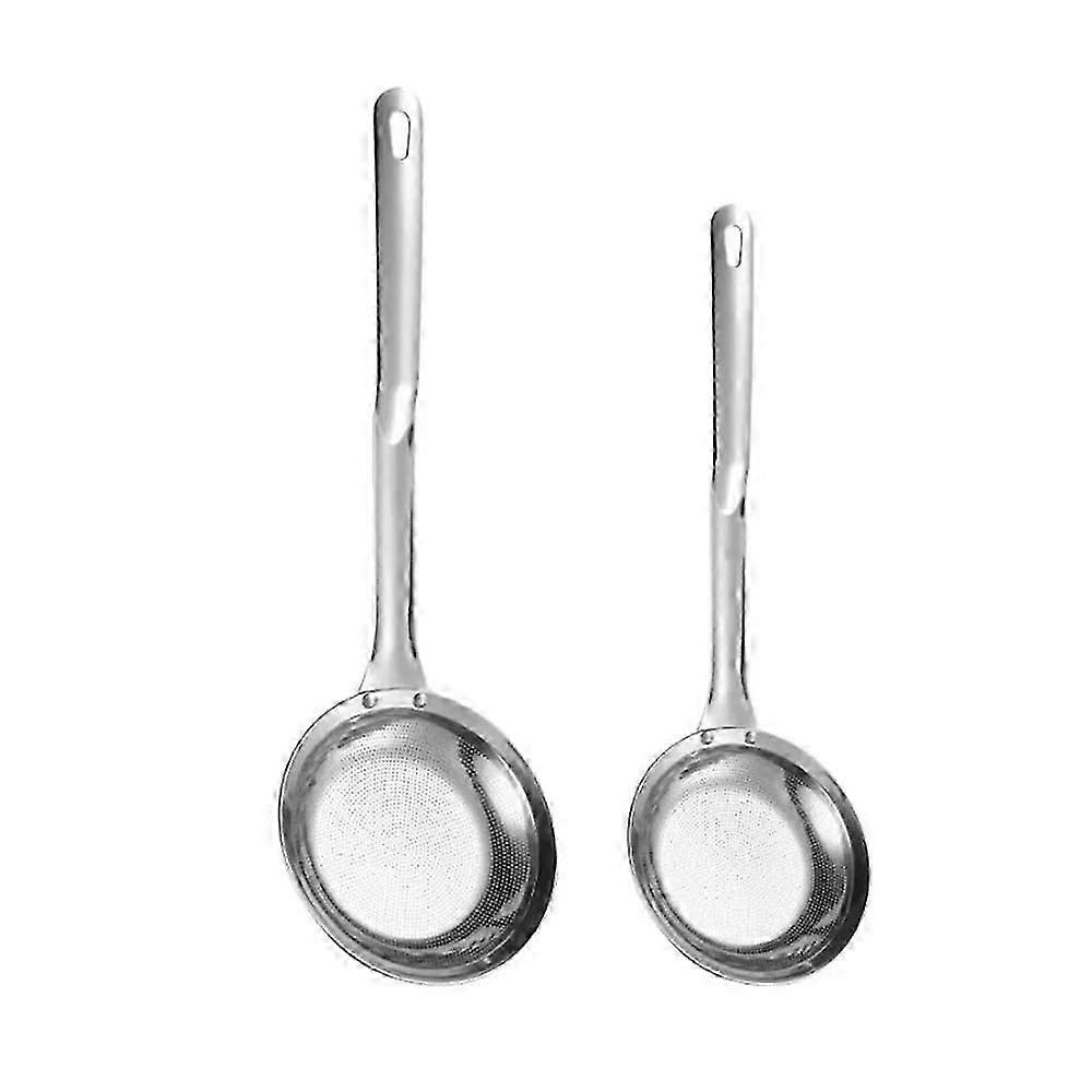 304 Stainless Steel Oil Spoon Strainer Kitchen Tool Hanging Style for Efficient
