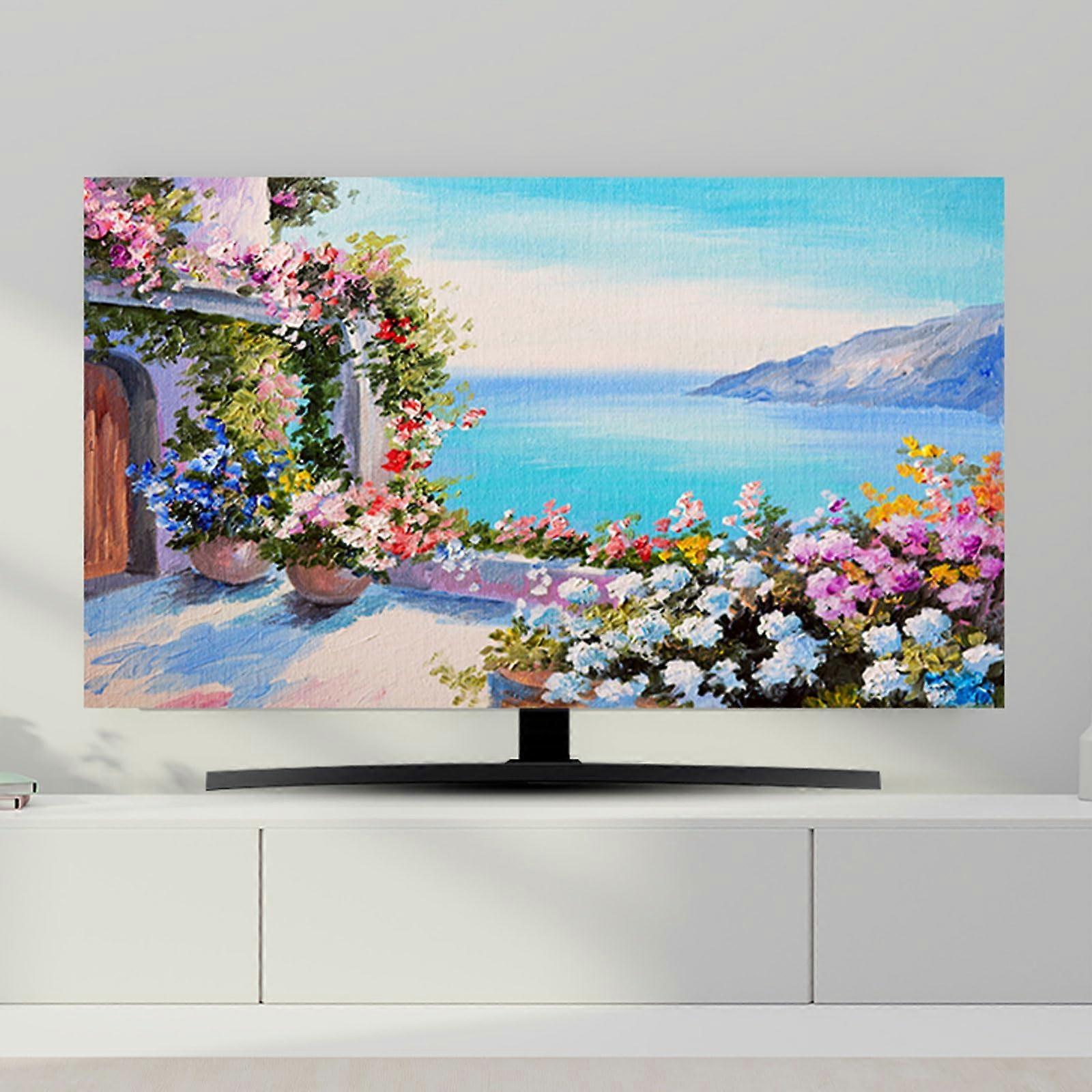 TV Dust Cover 3739 Inch Velvet Breathable Flat Screen Protector DustProof ScratchResistant