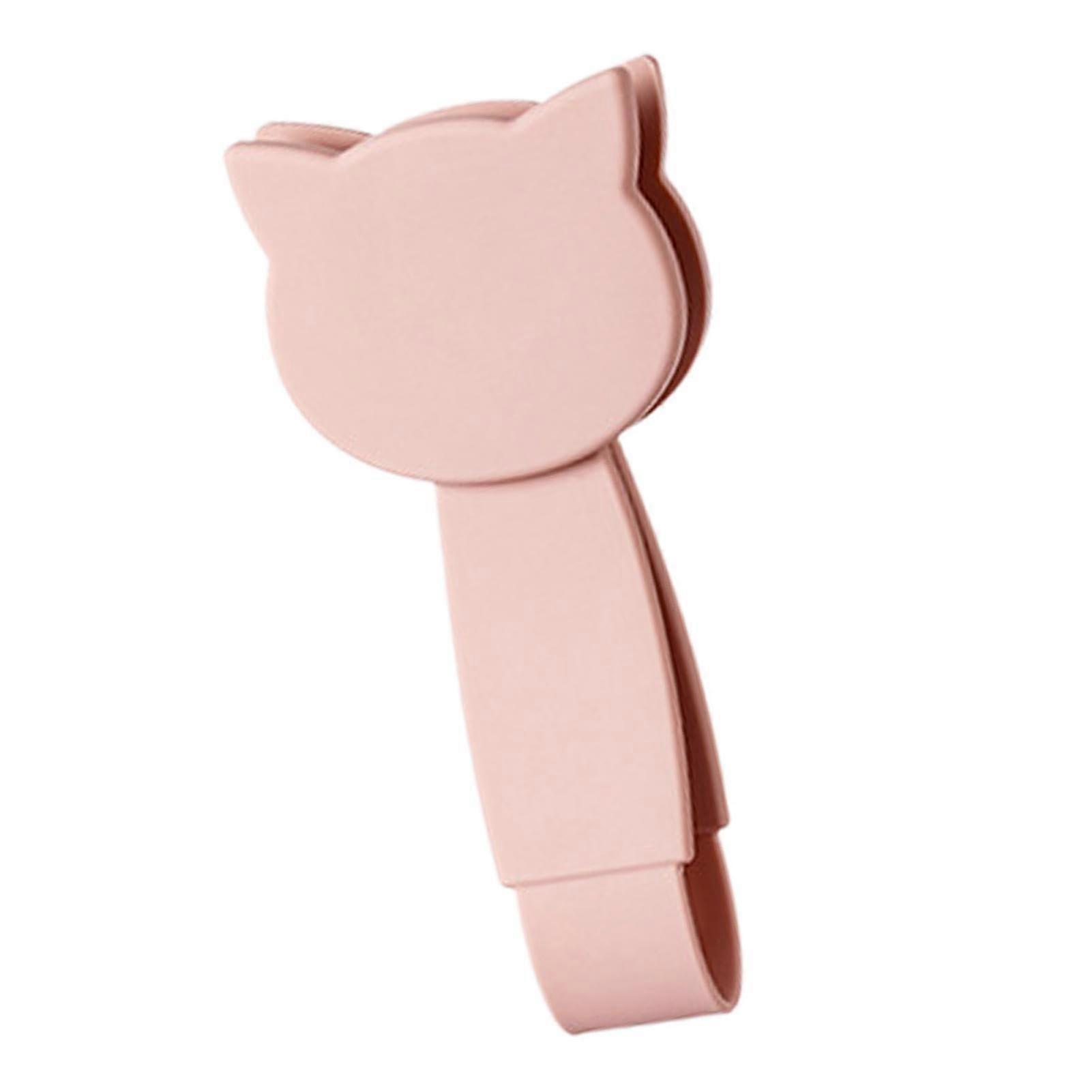 Magnetic Hat Clip Holder for Travel with Secure Lock, Fits Backpack or Bag, Pink Sun Hat Accessory