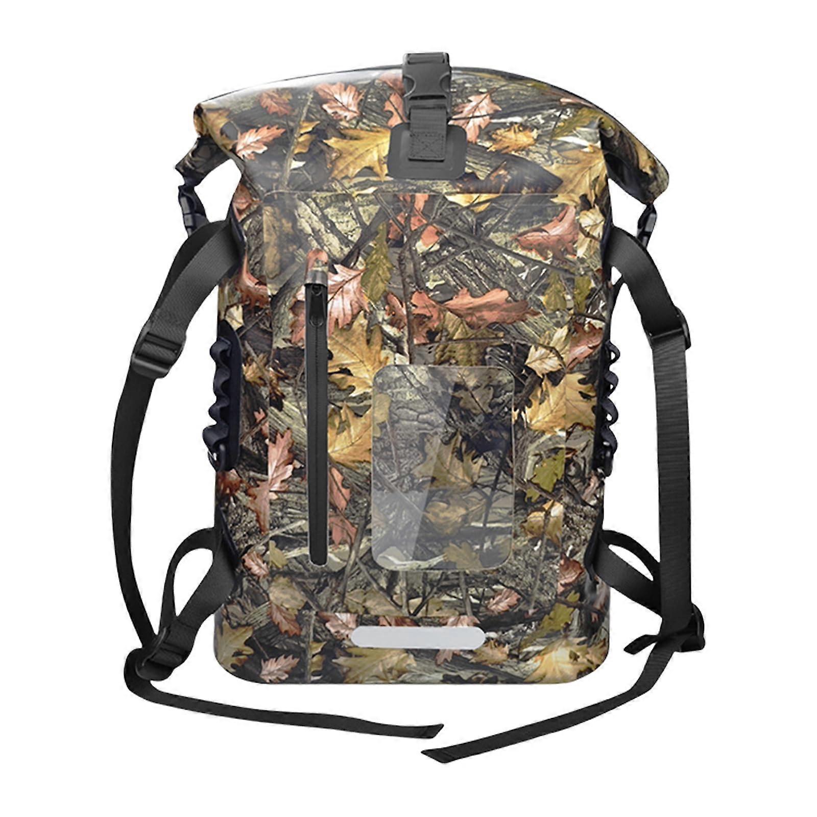 Cycling Backpack 30L Waterproof with Hydration System, Helmet Storage, Reflective Safety Strips