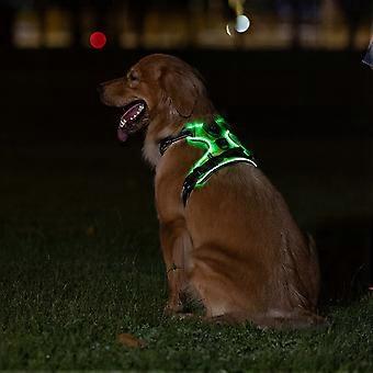 Valoisat lemmikkivaljaat Valoisat koiran valjaat Säädettävä Valoisa Pet Chest Strap S
