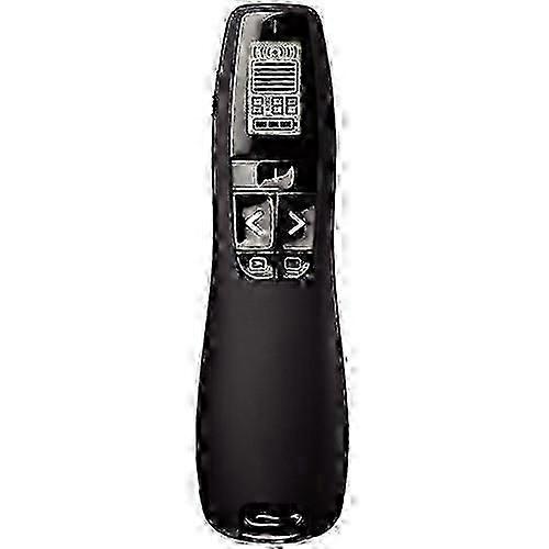 R800 2.4Ghz USB Wireless Presenter PPT Remote Control with LCD display, Laser Color:Green