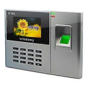 Fingerprint Time Clock with Card Verification, USB Data Export, Color Display for Work Attendance