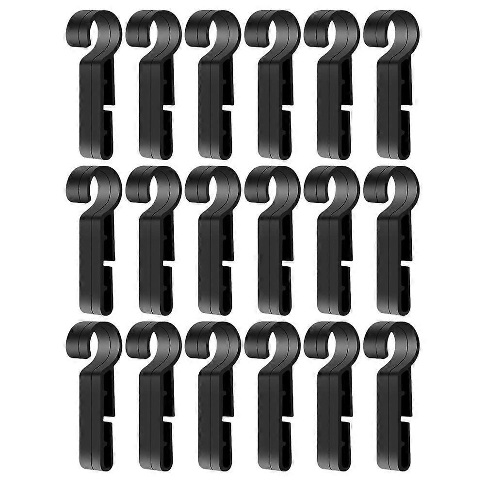 Hard Hat Light Clip Secure Attachment For Outdoor Activities 4.60X1.50X1.00CM 30Pack