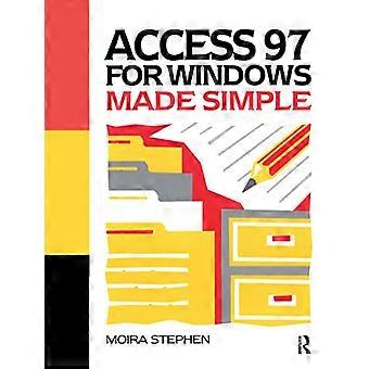 Access 97 for Windows gjort enkelt (gjort enkle bøker)