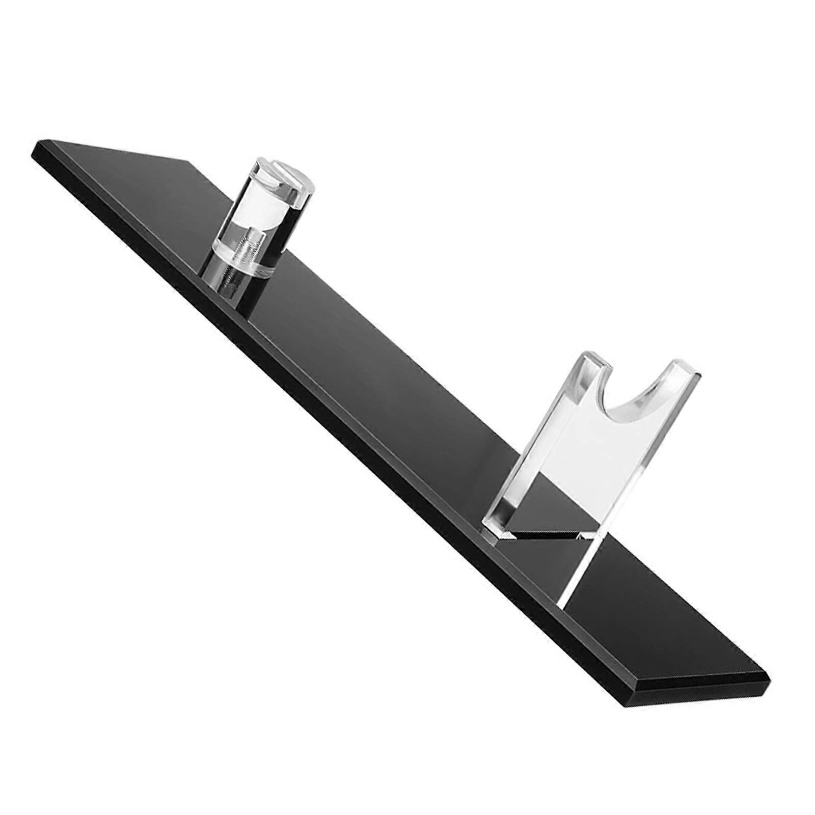 Decorative Stand Black Acrylic Rectangular Shape Sturdy Cutter Storage Chefs 1Pack