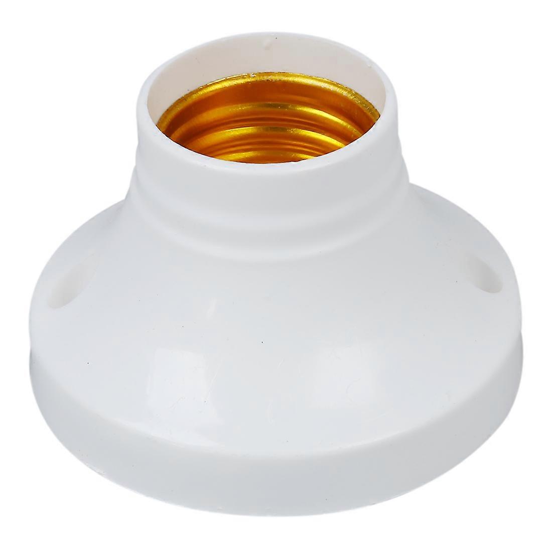 10pcs E27 Socket Plastic Light Lamp Holder Base AC250V 6A