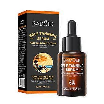 Gotas autobronzeadoras - Gotas bronzeadoras faciais e sérum bronzeador corporal para um brilho instantâneo de pele beijada pelo sol, autobronzeador sem manchas, bronzeado natural e gradual