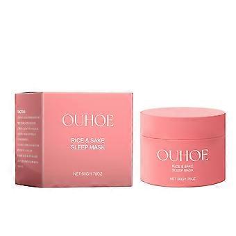 Ouhoe Moisturizing Sleeping Mask Hydrates And Brightens Skin, Nourishes And Softens Facial Skin, Locks In Moisture, No-Rinse Sleeping Mask