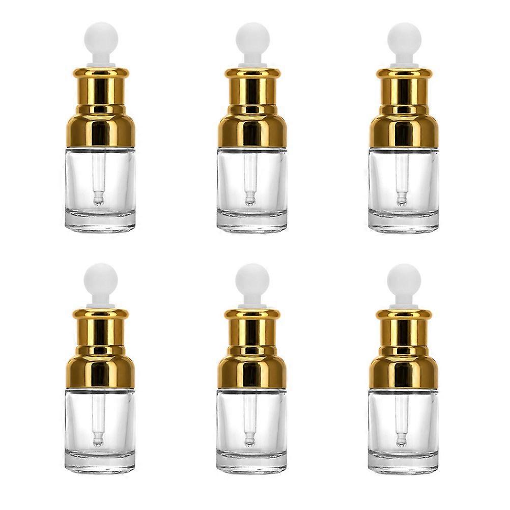 Glass Aromatherapy Dropper Bottle for Essential Oil Use 6Pcs