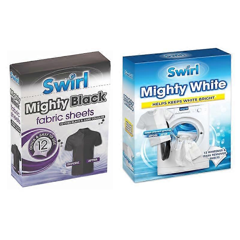 Swirl Mighty White Sheets & Mighty Black Sheets