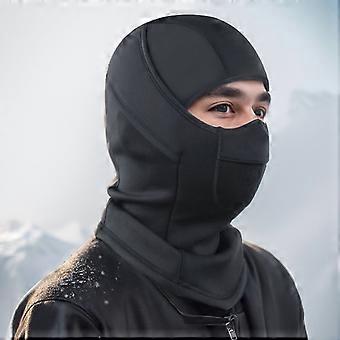 Outdoor Skiing Windproof Scarf Cover Face Mask Winter Men's And Women's Cycling Cold Proof Plush And Warm Head Cover