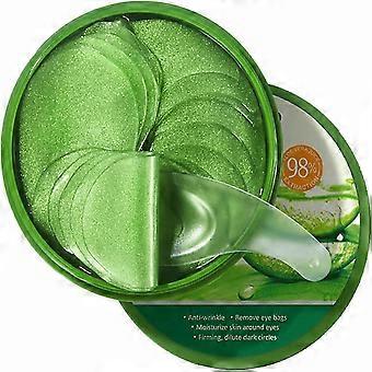 Aloe Vera Kollagen unter den Augen Masken unter den Augen für Augenringe Geschwollene Augen Tränensäcke Feuchtigkeitsspendende Anti-Falten-Pflaster Natürliche Pflanzenextrakte Augenmasken