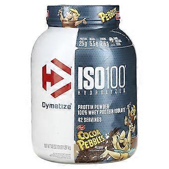 Dymatize, ISO100® Hydrolyzed, 100% Whey Protein Isolate, Cocoa Pebbles, 3 lbs (1.37 kg)