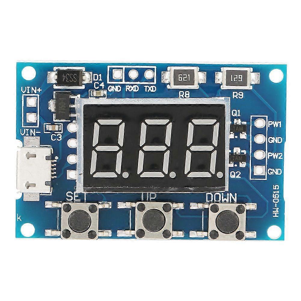 2 Channel PWM Frequency Duty Cycle Adjustable Wave Rectangle Signal Generator