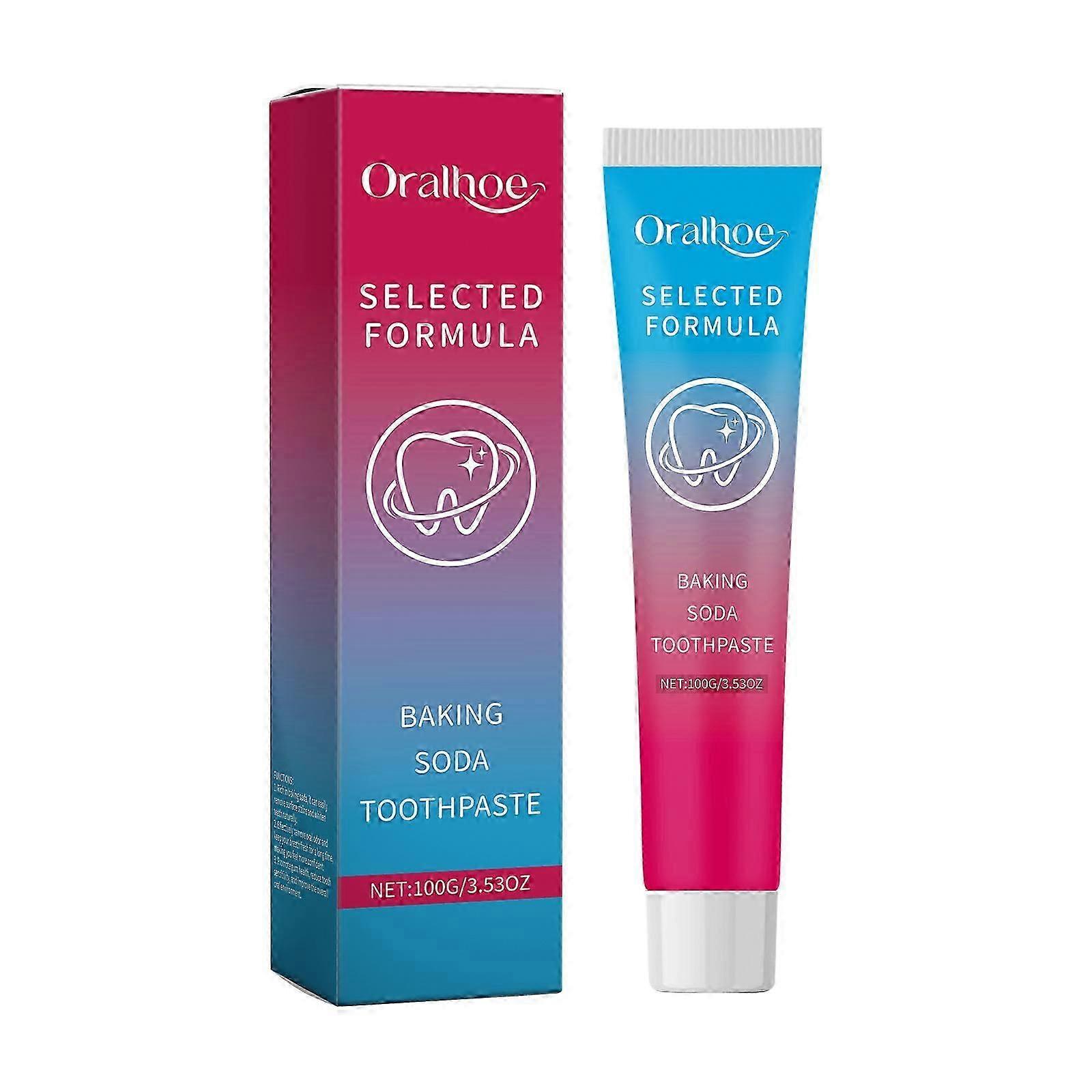 Baking Soda Toothpaste - Mint Fresh Whitening & Sensitive Teeth Care, 100ml