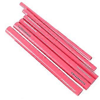 Pink Metal Nail Shaping Wand for Nail Care with 6Pcs Pusher Tools