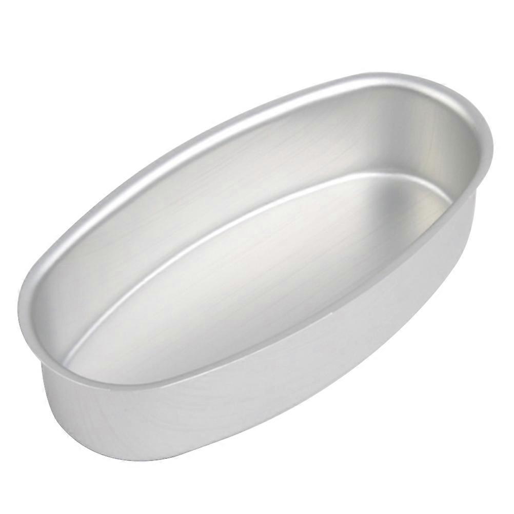 Bread Baking Tray Bread Mold for Baking 3Pcs Oval Shaped Silver Tray