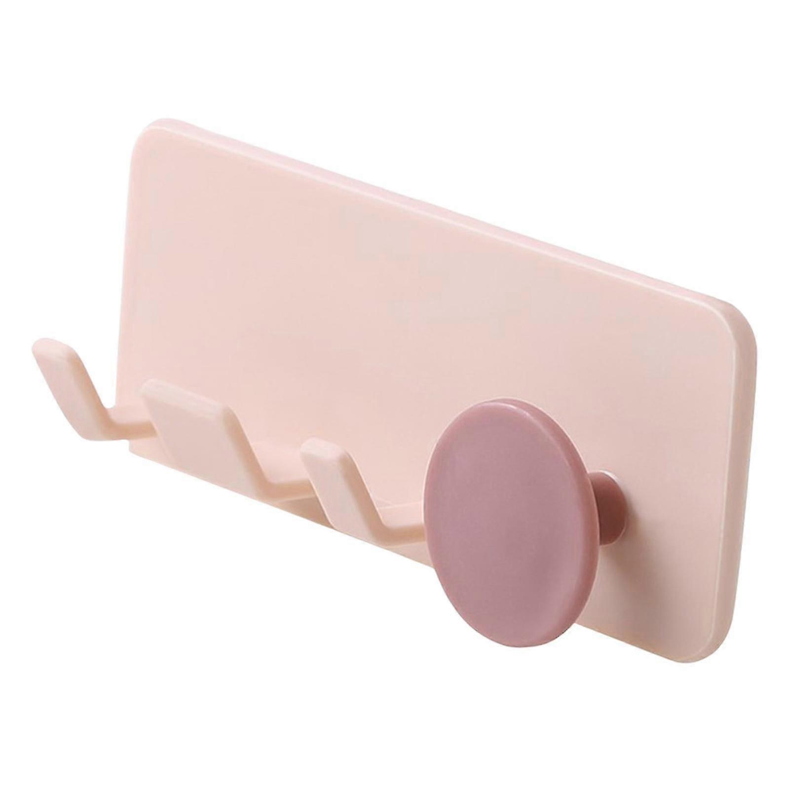 Wall Mounted Plug Storage Hook Multipurpose Self-adhesive Plug Holder For Bathroom Kitchen
