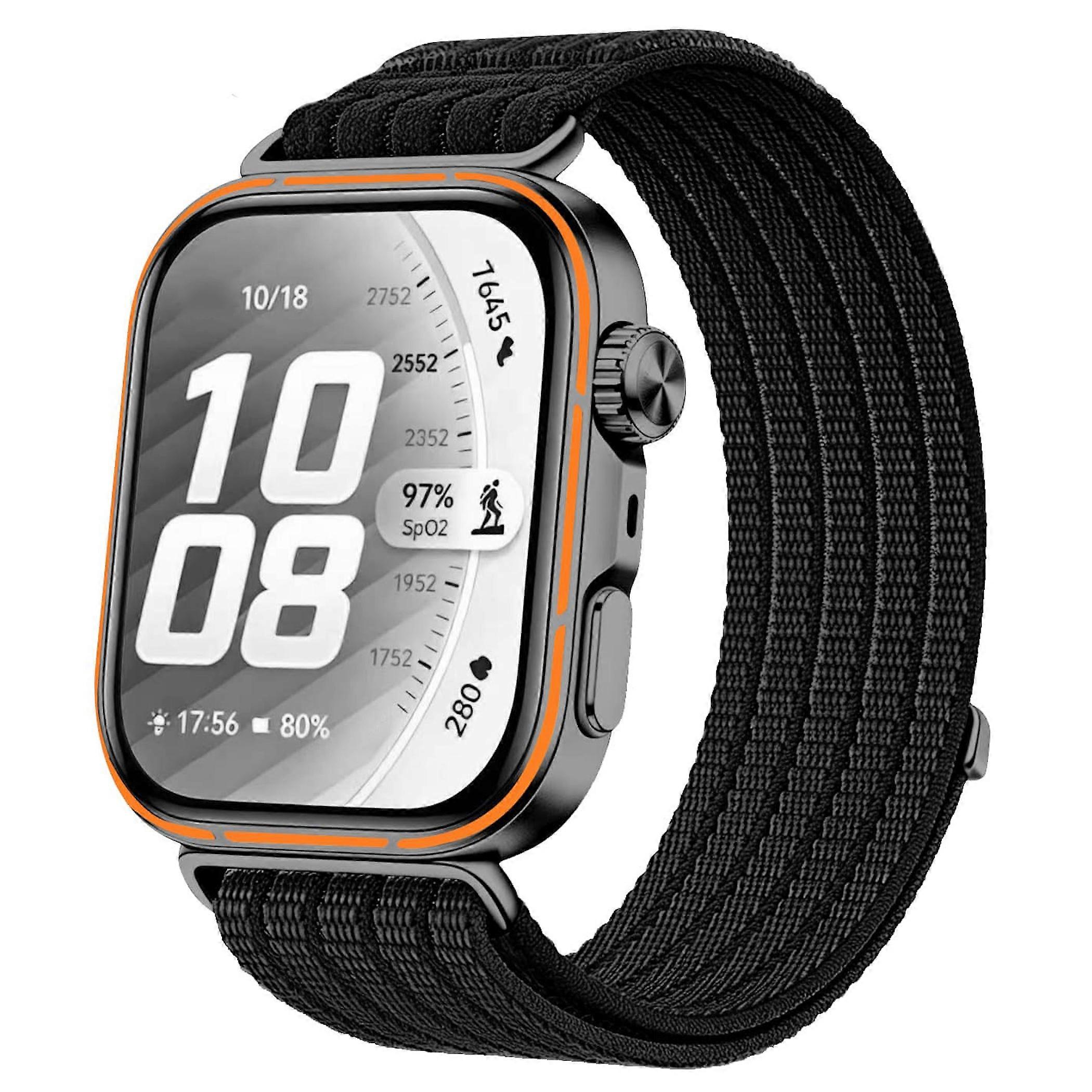 Smartwatch strap nylon for Huawei Watch Fit 5.4 / 5.4 Pro / 3 with Velcro closure