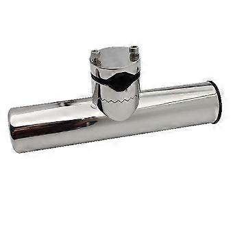 1PCS Stainless Steel Boat Fishing Rod Holder 360 Degrees Rotation Clamp-on Rail Adjustable 22-32mm
