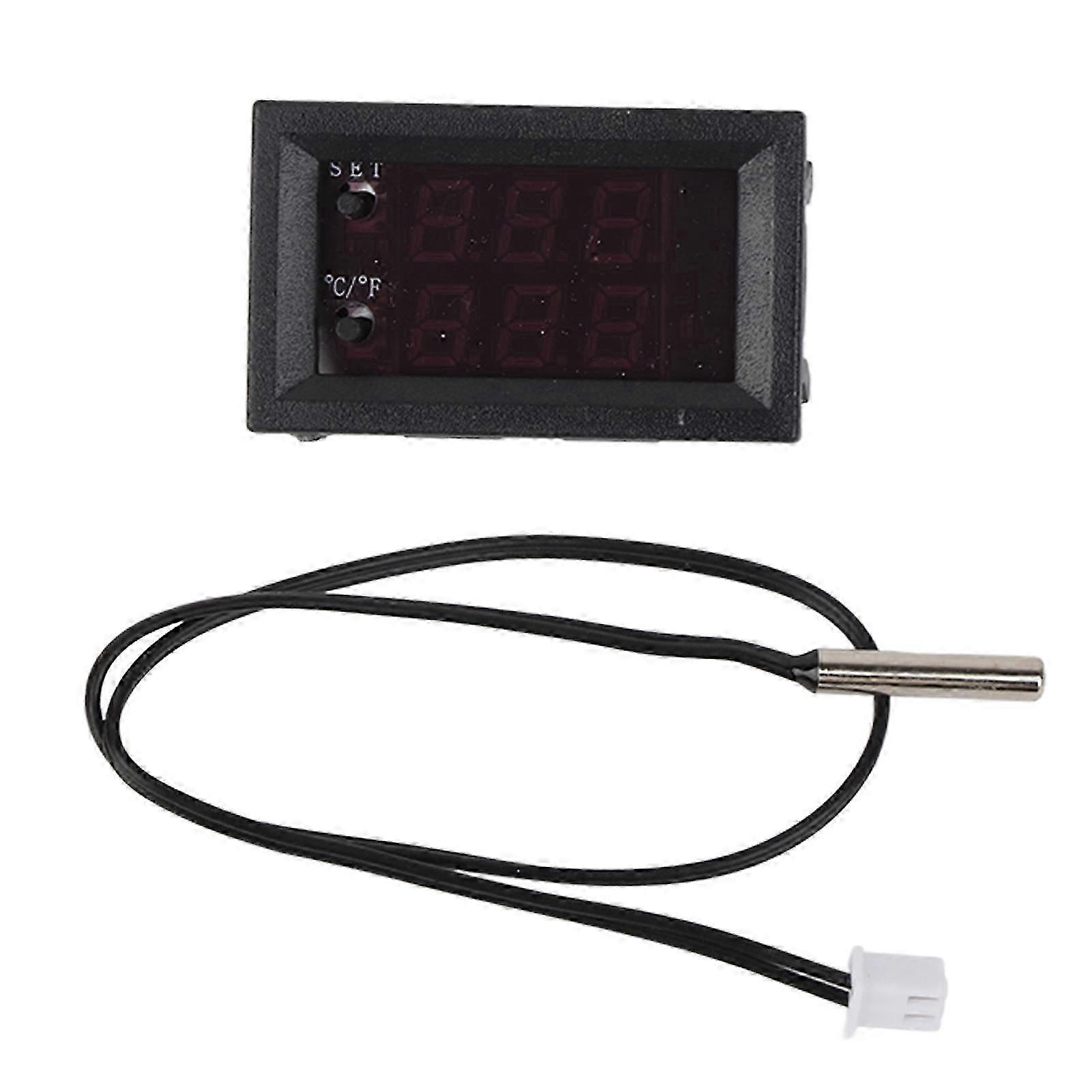 Digital display microcomputer thermostat Intelligent temperature control, with sensor