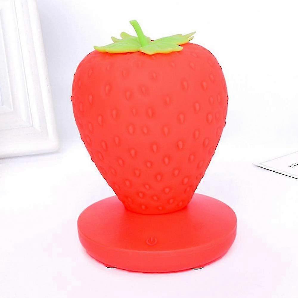 Usb Strawberry Night Light Red