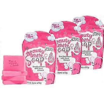 Jabón Beauty White de You Glow Babe, 5 barras x 70 g