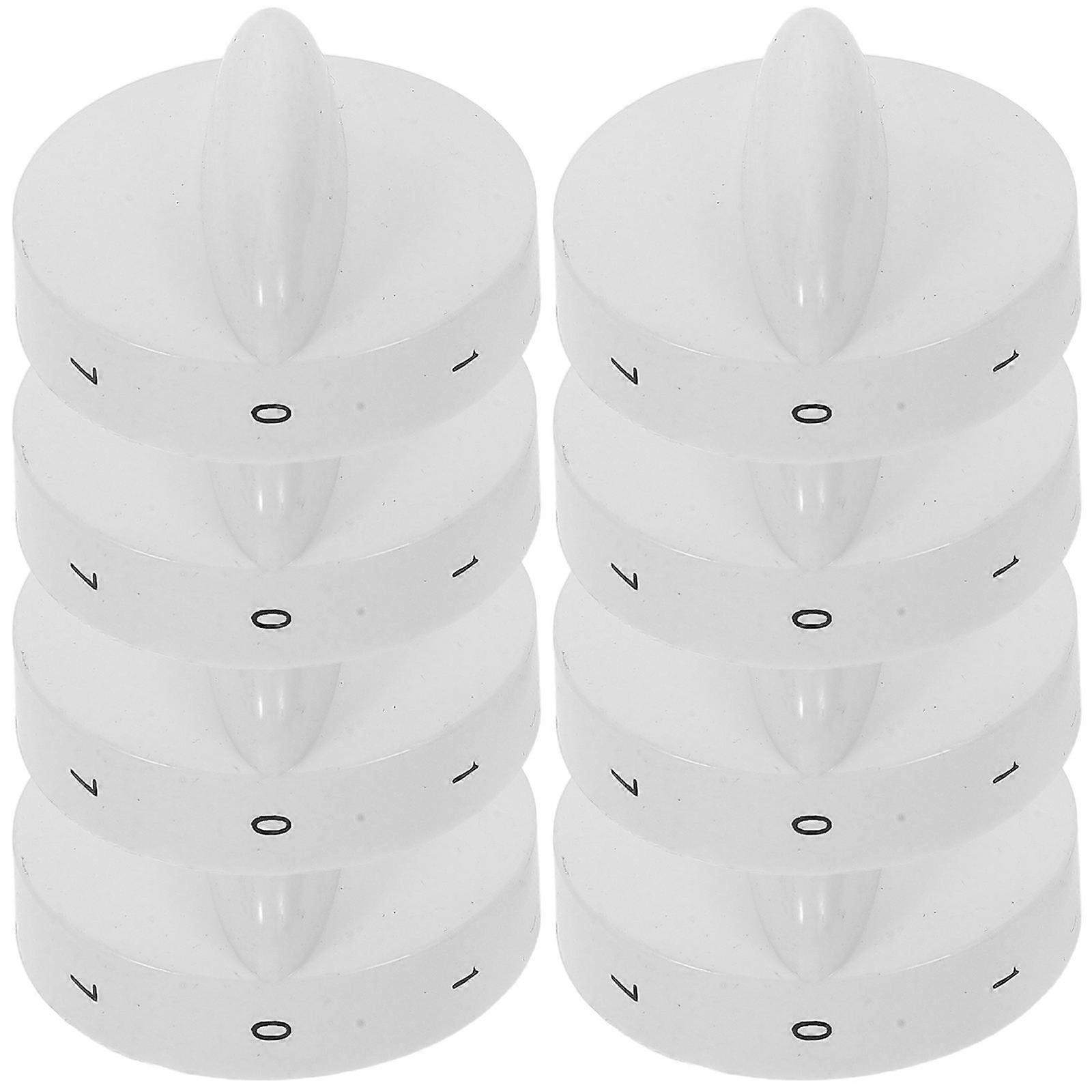 8pcs Refrigerator Temperature Control Knobs - 7 Level Plastic Replacement Switch For Fridge Thermostat Easy To Install Appliance Knobs