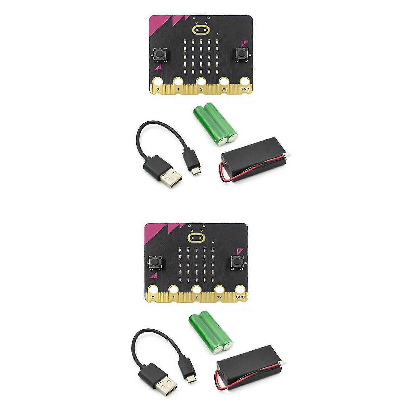 2X Microbit V1.5 GO Starter Kit Version Programmable Learning Development Board compatible with DIY