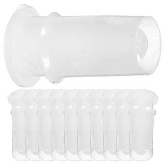 Conjunto de 100 peças de brinquedos de plástico para pronúncia bucal, pacote branco.
