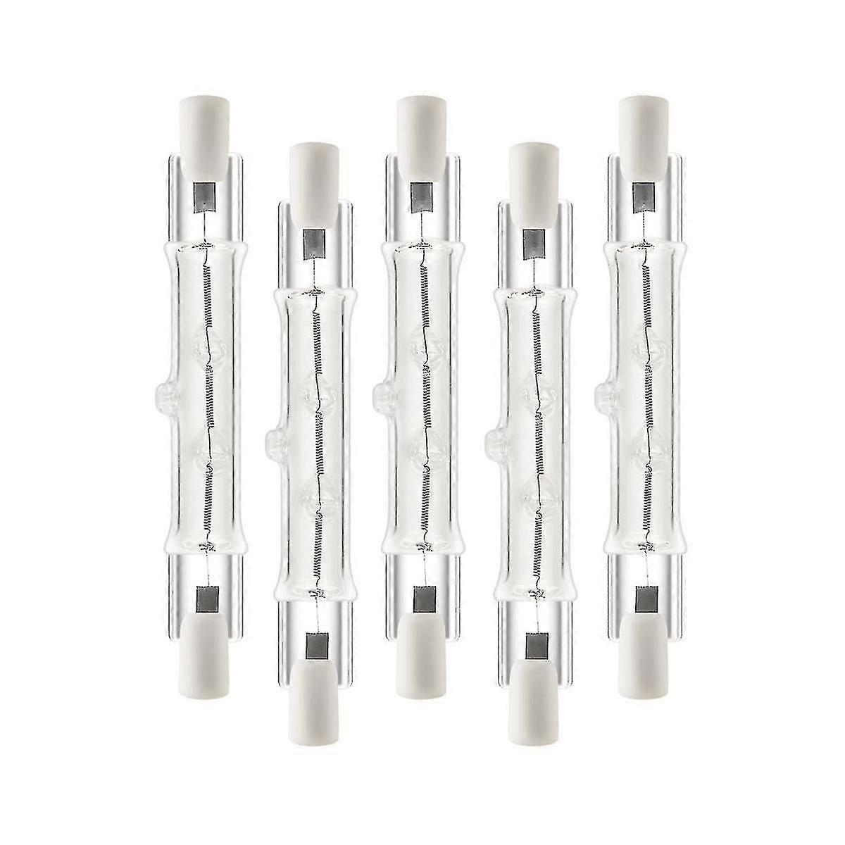 R7s Halogen Linear Light Bulb 118mm 300W, Dimmable, for Construction Work