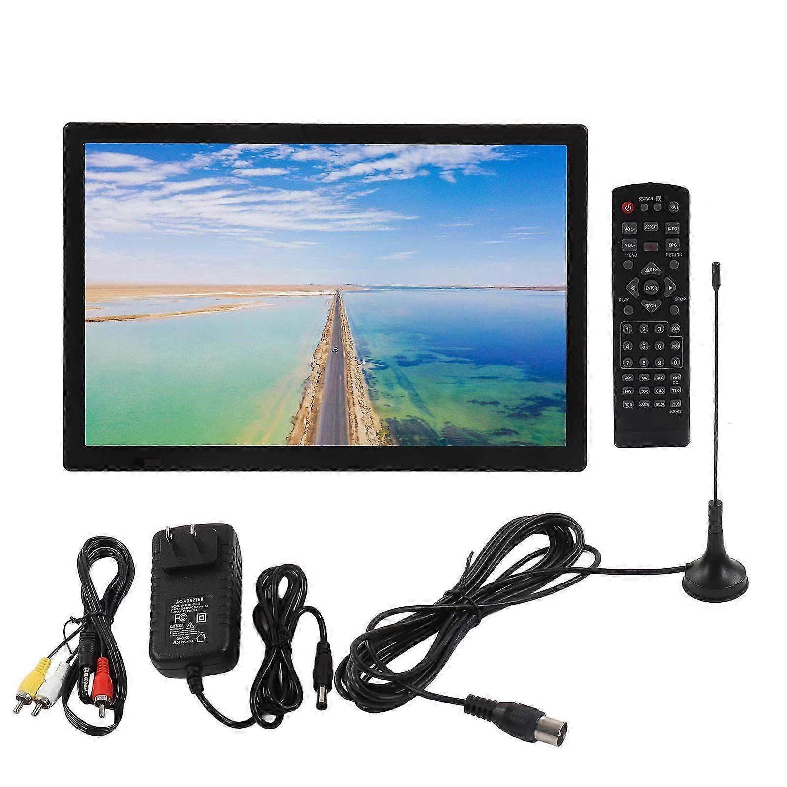 Portable Digital TV 15.4inch Multifunction Same Screen Function HD Portable LED TV for Outdoor