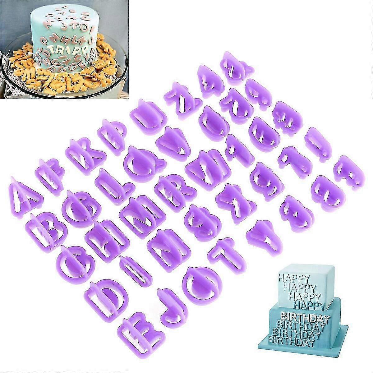 Cookie Cutter Set, Alphabet Letter, Candy Mold, Cake Decorating Cutter
